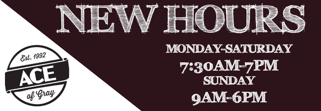 NEW HOURS