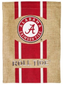 ace burlap decor - University of Alabama