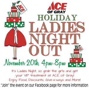 christmas sale event at ace of gray