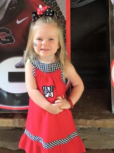 uga girls' dress