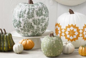 decoupage punpkin