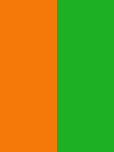 Orange and green 